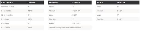 hermes t3 bracelet size chart